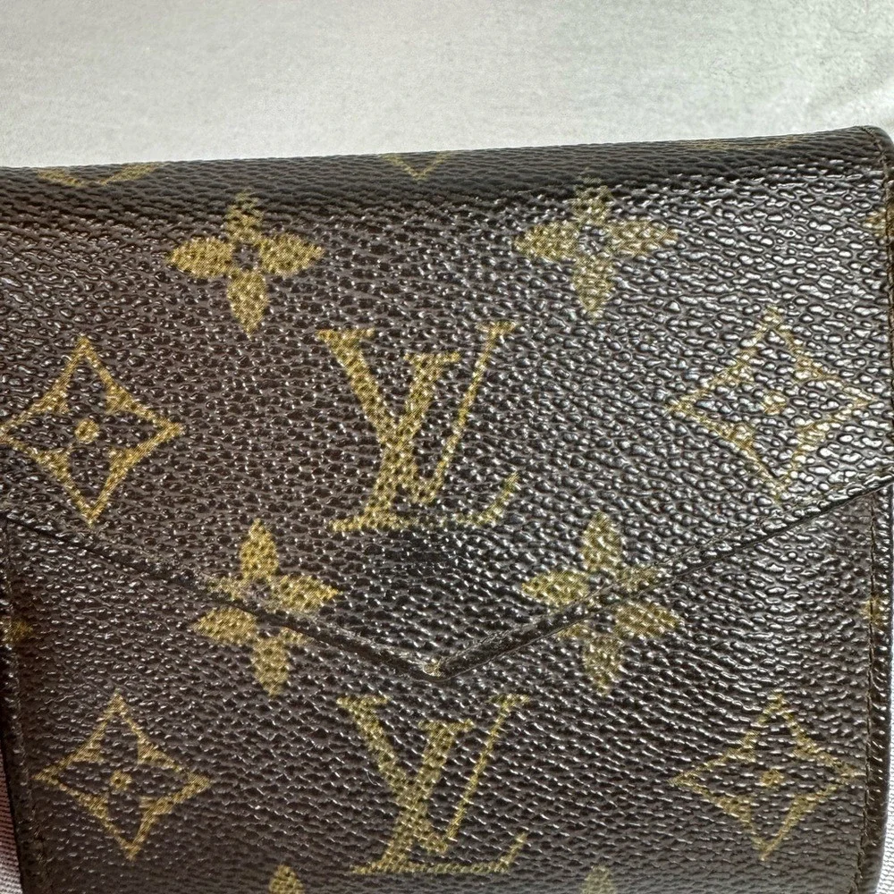Louis Vuitton Monogram Canvas Bifold‎ Wallet Coin Pouch